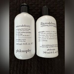 2 Brand New Bottles - Philosophy Exfoliating Facial Wash